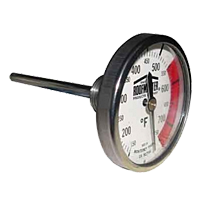 4 Inch (in) ROOFMASTER<sup>®</sup> Stem Dial Thermometer
